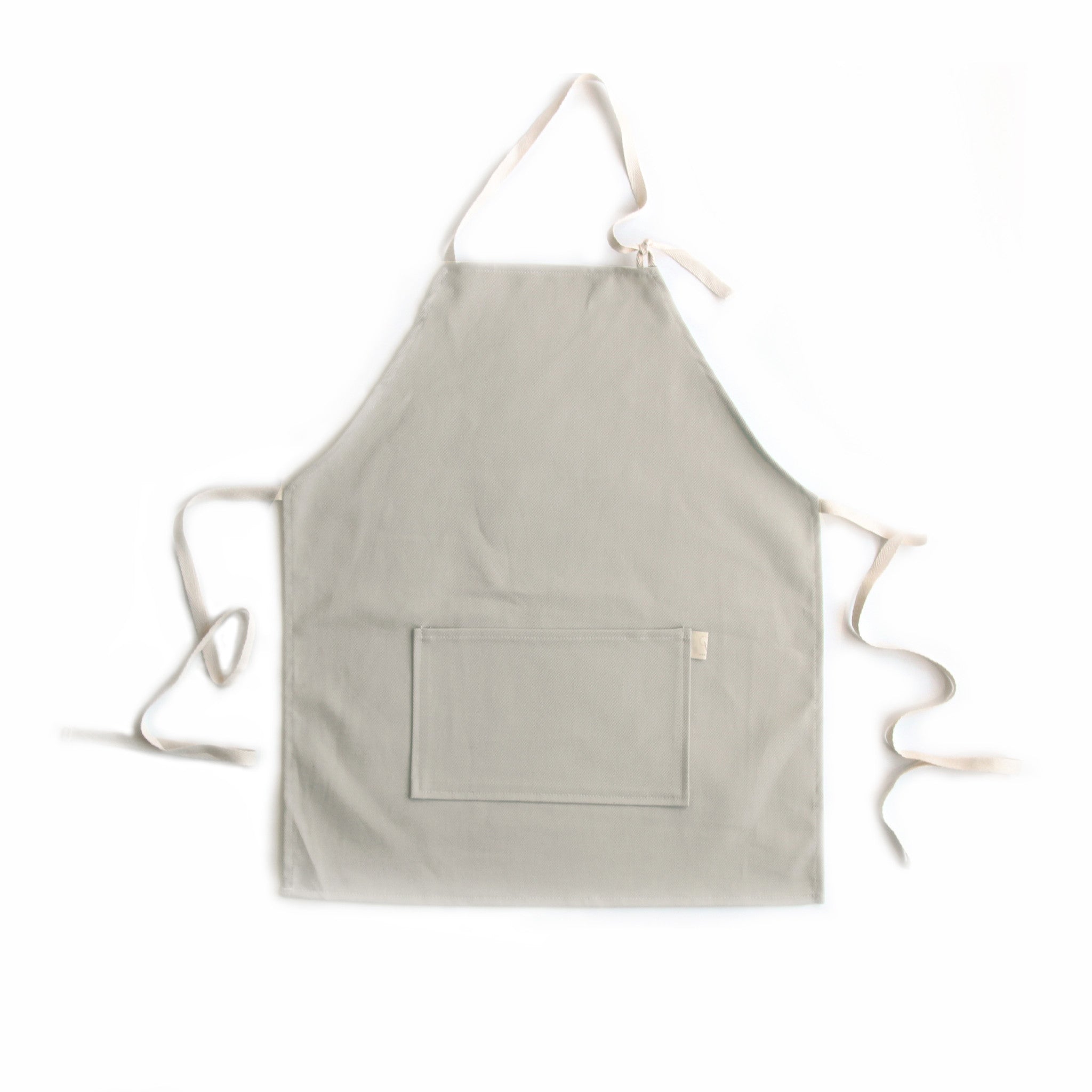 Kids Apron - Taupe Brushed Twill